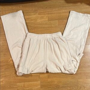 Garage Cream Cargo Sweatpants